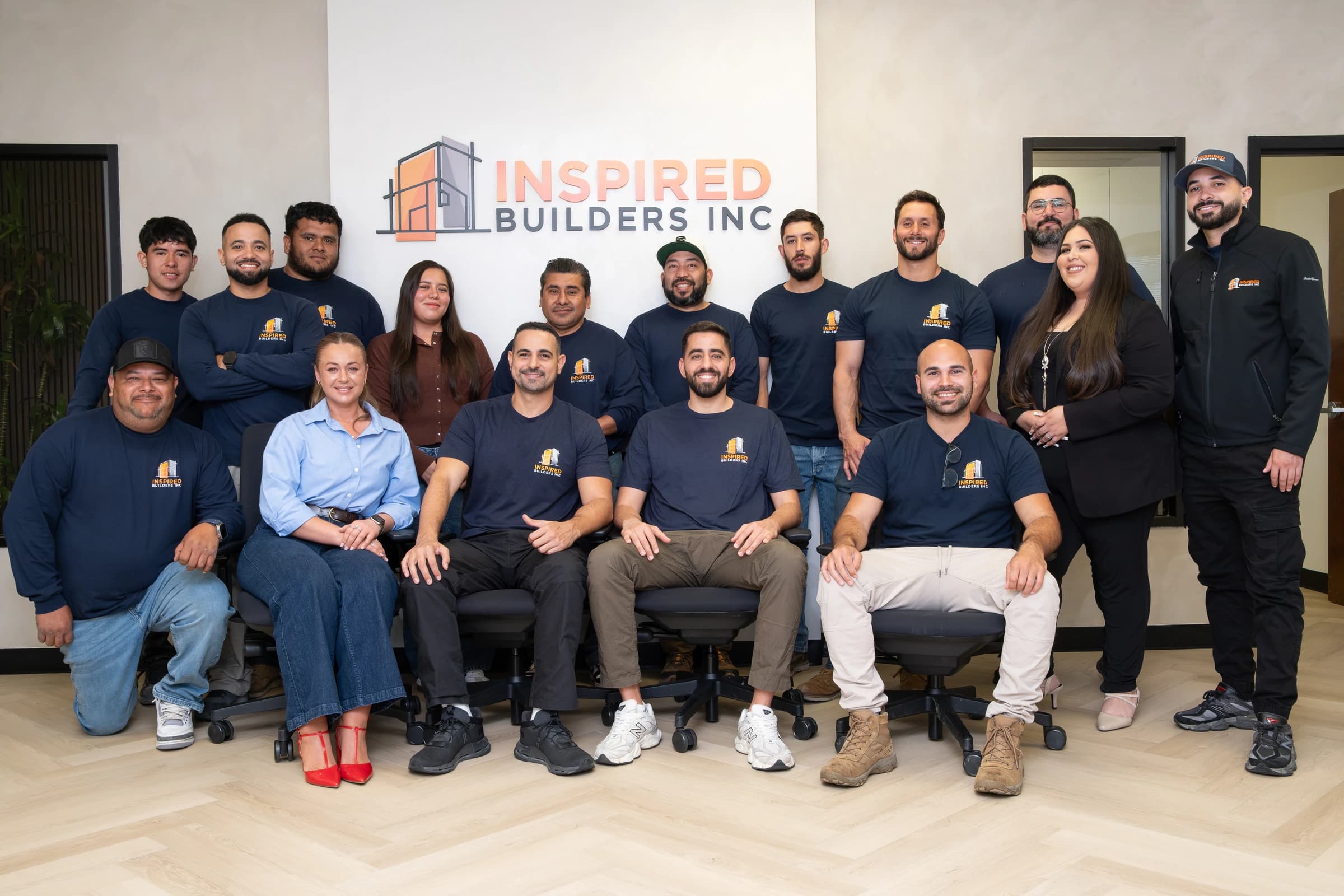 The Inspired Builders team. Every project, one team from start to finish.