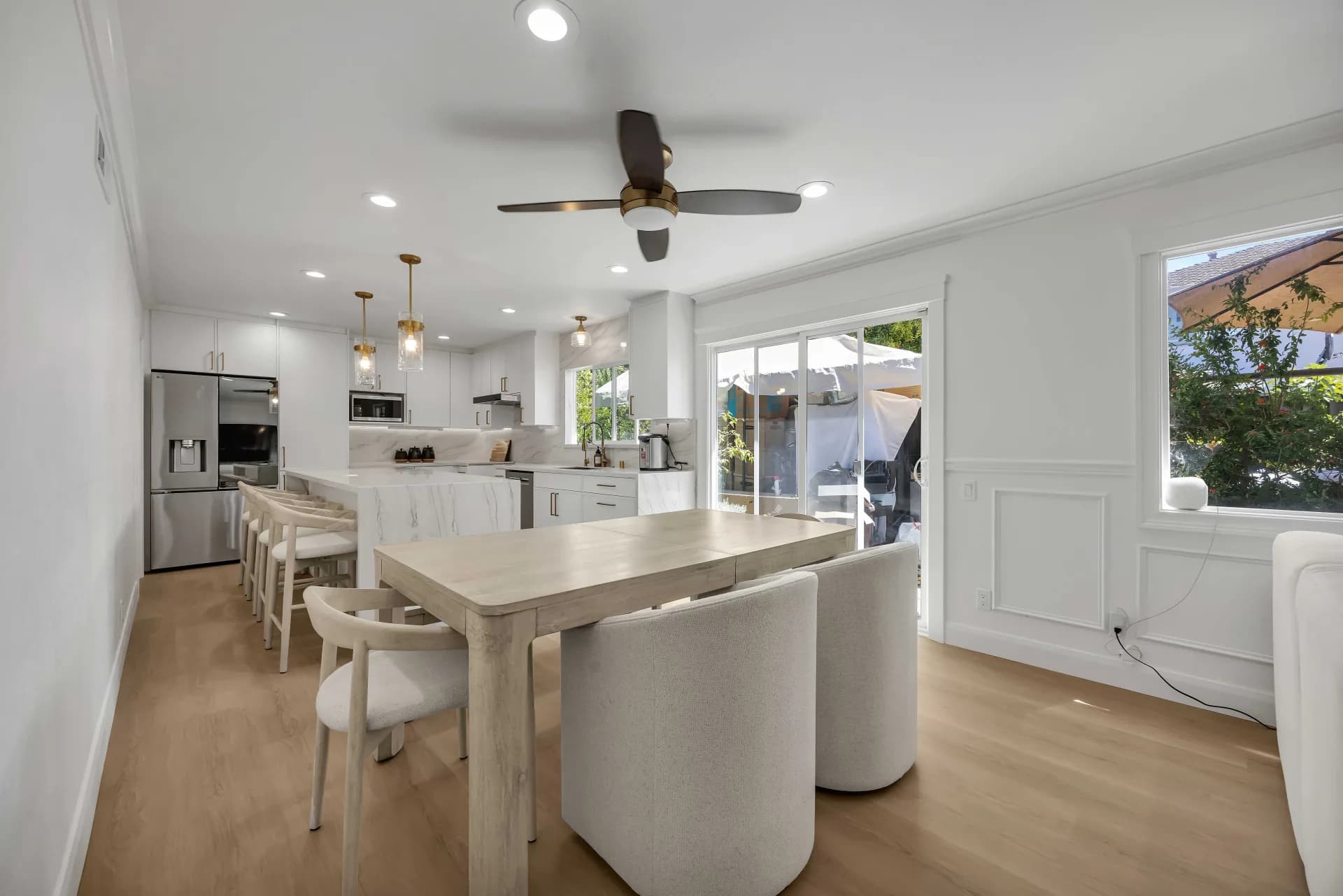 San Jose Open living, kitchen, and bathroom remodel by Inspired Builders