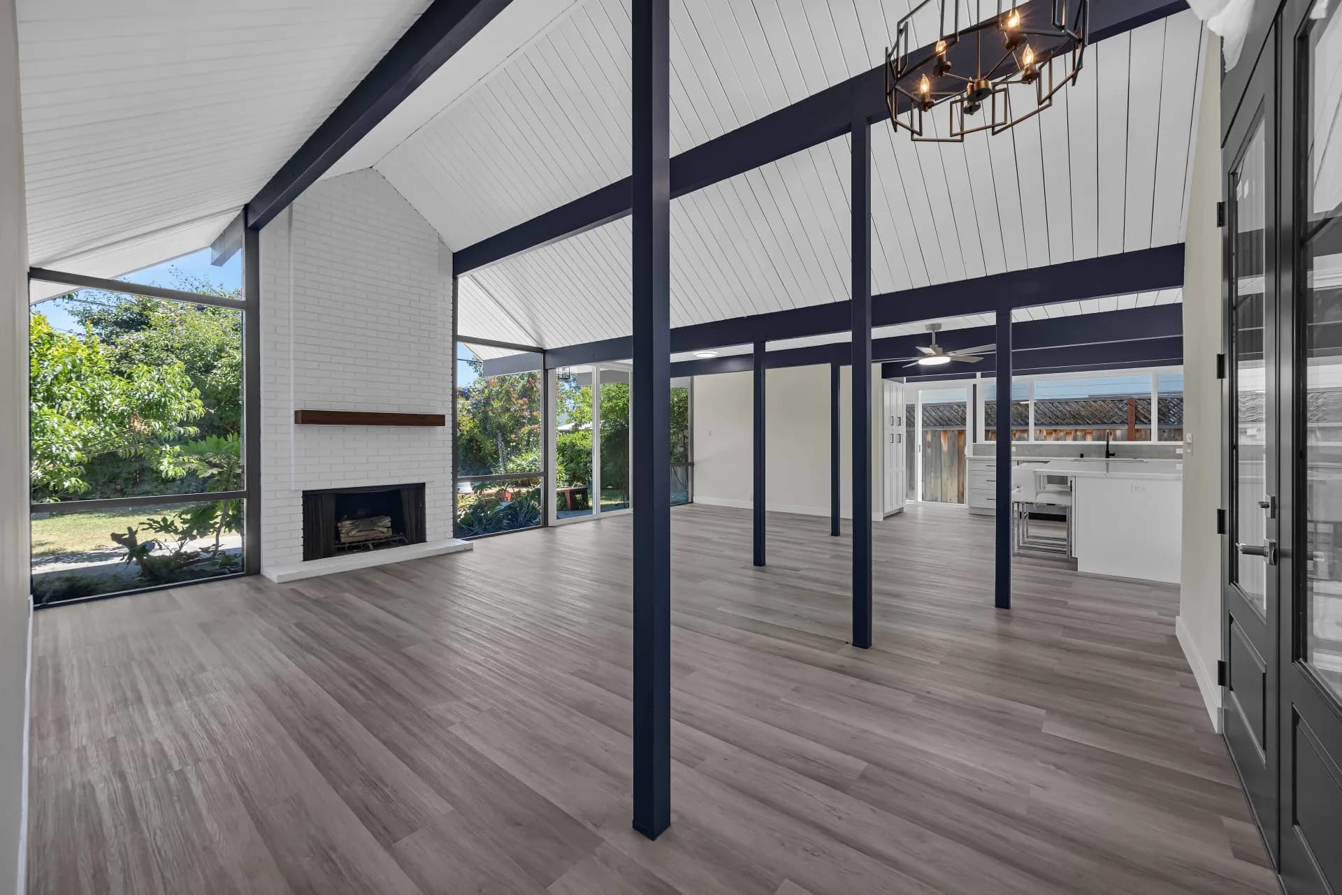 Sunnyvale Vaulted living, kitchen, and bath remodel by Inspired Builders